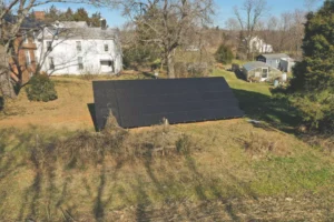 Ground mounted solar panels