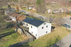 Roof mounted solar panels