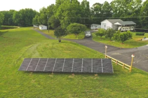 Earth Right Mid-Atlantic ground mounted solar panels